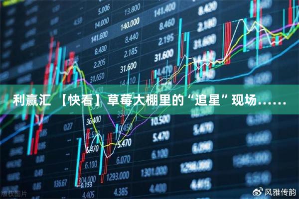 利赢汇 【快看】草莓大棚里的“追星”现场……